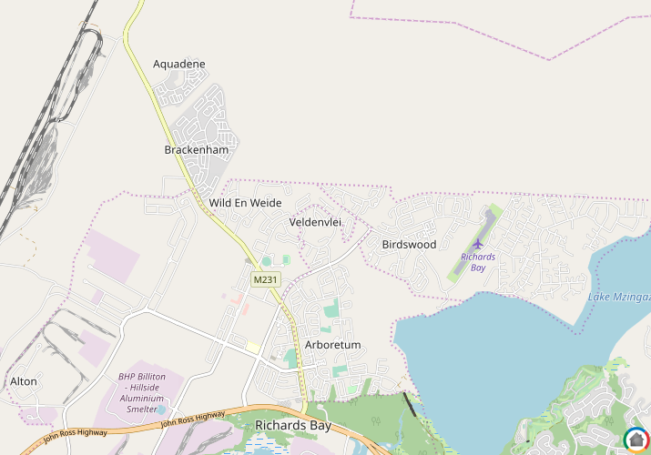 Map location of Veld En Vlei
